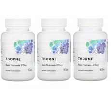 ThorneResearch basic nutrients 2-day 비타민 60캡슐, 60개입, 3개 외 쏜리서치기초영양소 추천상품 TOP 10