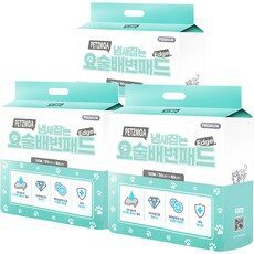 페츠모아 냄새잡는 요술배변패드 프리미엄 엣지 SWG표준형 100매, 3팩