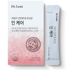 닥터린 질 건강 유산균 리스펙타 인케어, 60g, 1개  외 닥터린인케어 추천상품 TOP 10