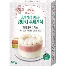 바비온 강아지 수제간식 파티케이크 믹스, 160g, 1개, 혼합맛  외 강아지 추천상품 TOP 10